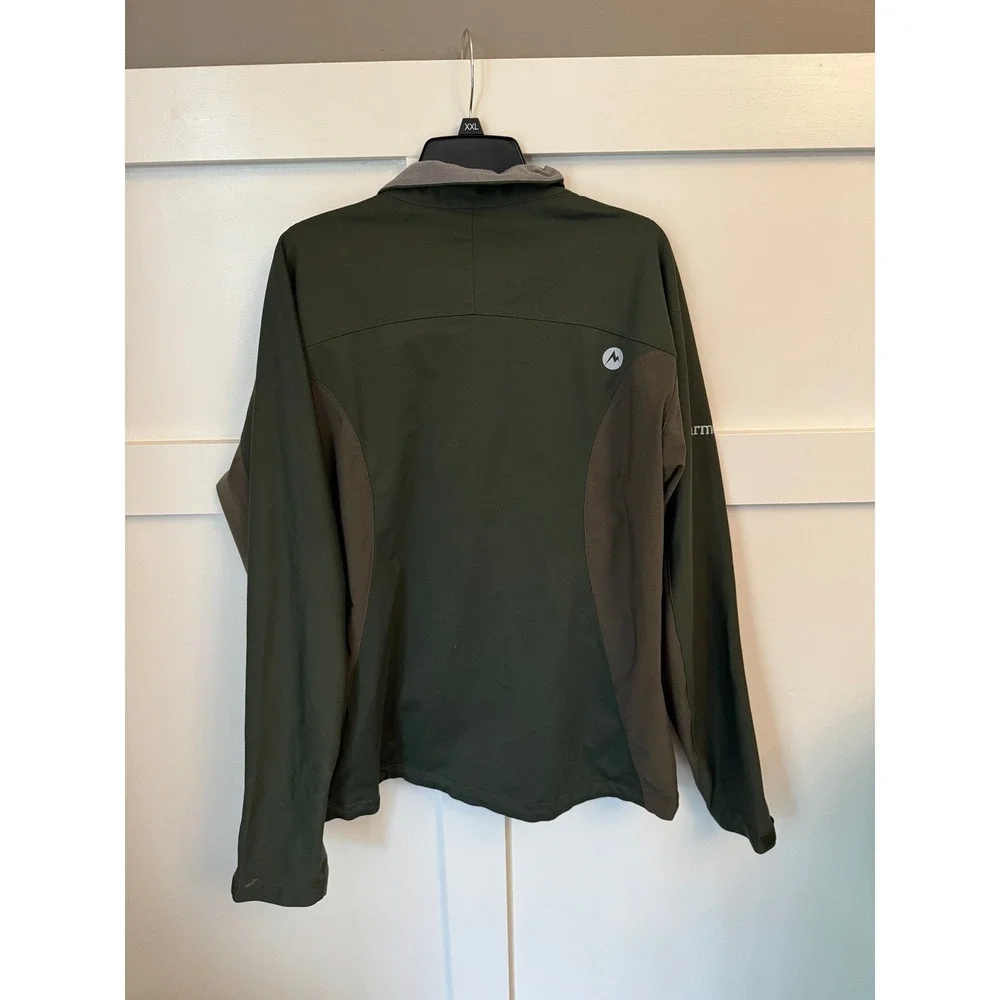 Marmot windstopper coat size xl‎ dark green EUC